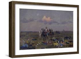 On the Snipes' Field-Andrei Petrovich Ryabushkin-Framed Giclee Print