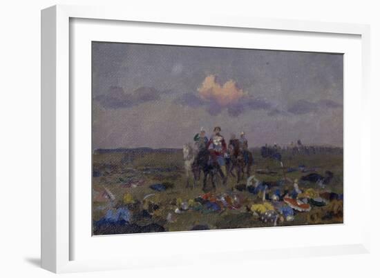 On the Snipes' Field-Andrei Petrovich Ryabushkin-Framed Giclee Print