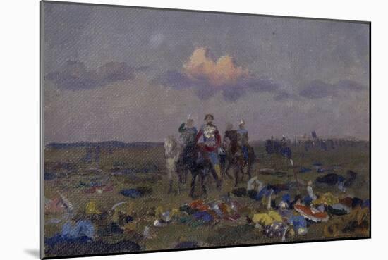 On the Snipes' Field-Andrei Petrovich Ryabushkin-Mounted Giclee Print