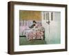 On the Sofa, or the White Room, C.1890-93-Edouard Vuillard-Framed Giclee Print