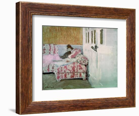 On the Sofa, or the White Room, C.1890-93-Edouard Vuillard-Framed Giclee Print