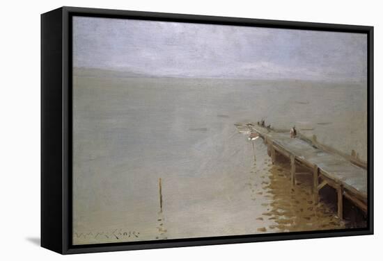 On the Sound-Thomas Jones Barker-Framed Stretched Canvas