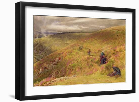 On the South Downs, 1879-Albert Goodwin-Framed Giclee Print