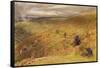 On the South Downs, 1879-Albert Goodwin-Framed Stretched Canvas