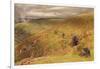 On the South Downs, 1879-Albert Goodwin-Framed Giclee Print