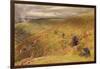 On the South Downs, 1879-Albert Goodwin-Framed Giclee Print