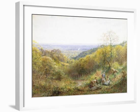 On the South Downs, England-Charles Gregory-Framed Giclee Print