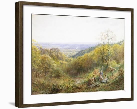 On the South Downs, England-Charles Gregory-Framed Giclee Print