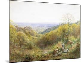 On the South Downs, England-Charles Gregory-Mounted Giclee Print