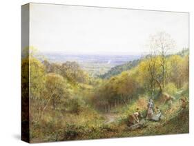 On the South Downs, England-Charles Gregory-Stretched Canvas