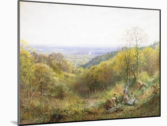 On the South Downs, England-Charles Gregory-Mounted Giclee Print