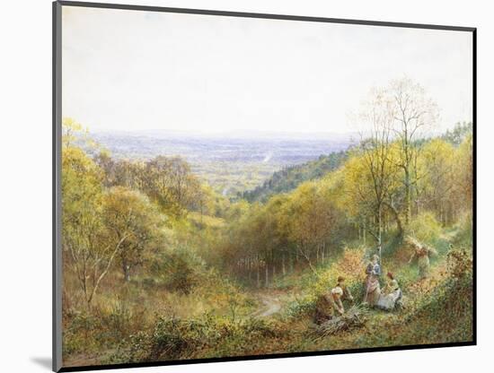 On the South Downs, England-Charles Gregory-Mounted Giclee Print