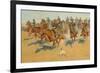 On the Southern Plains, 1907-Frederic Remington-Framed Giclee Print