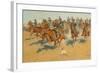 On the Southern Plains, 1907-Frederic Remington-Framed Giclee Print