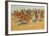 On the Southern Plains, 1907-Frederic Remington-Framed Giclee Print