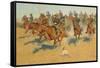 On the Southern Plains, 1907-Frederic Remington-Framed Stretched Canvas