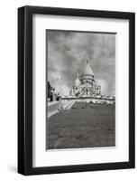 On the Stairs of Montmartre, Paris-null-Framed Art Print