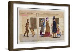 On the Station Platform, Addiscombe, 1883-Rosa Petherick-Framed Giclee Print