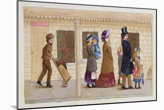 On the Station Platform, Addiscombe, 1883-Rosa Petherick-Mounted Giclee Print