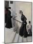 On the Steps-Peter Alexandrovich Nilus-Mounted Giclee Print