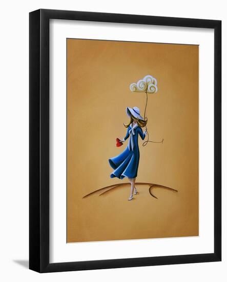 On The Street Where You Live-Cindy Thornton-Framed Art Print