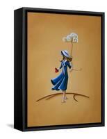 On The Street Where You Live-Cindy Thornton-Framed Stretched Canvas