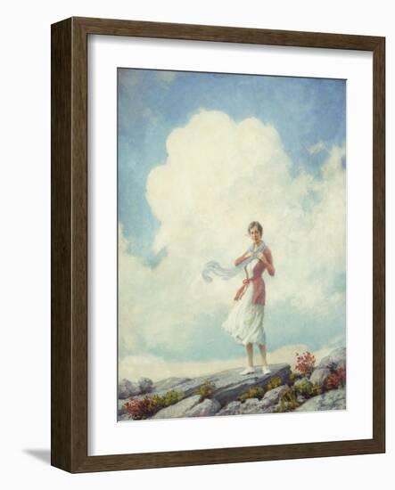 On the Summit, 1932-Charles Courtney Curran-Framed Giclee Print