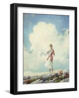 On the Summit, 1932-Charles Courtney Curran-Framed Giclee Print