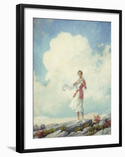 On the Summit, 1932-Charles Courtney Curran-Framed Giclee Print