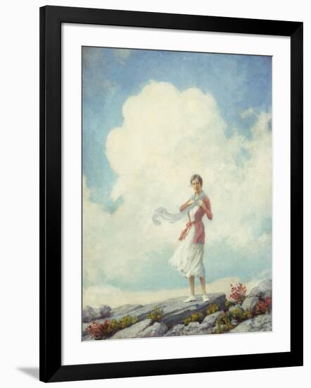 On the Summit, 1932-Charles Courtney Curran-Framed Giclee Print