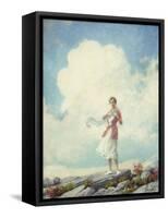 On the Summit, 1932-Charles Courtney Curran-Framed Stretched Canvas