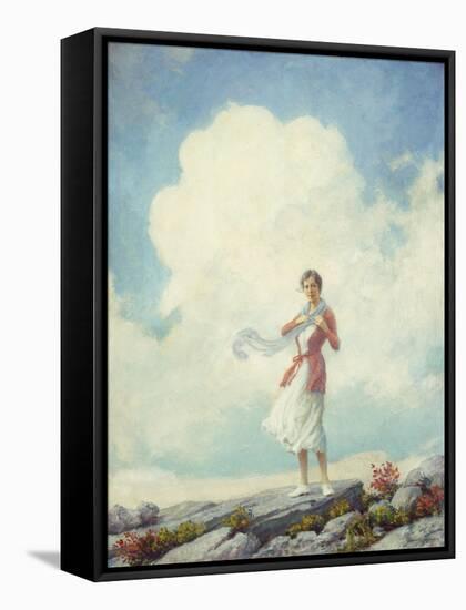 On the Summit, 1932-Charles Courtney Curran-Framed Stretched Canvas
