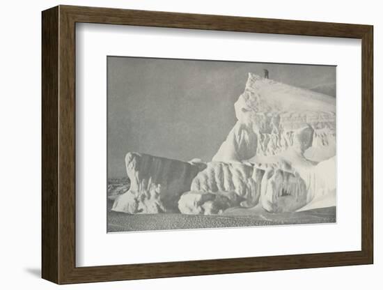 'On the Summit of an Iceberg', c1911, (1913)-Herbert Ponting-Framed Photographic Print