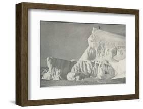 'On the Summit of an Iceberg', c1911, (1913)-Herbert Ponting-Framed Photographic Print