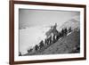 On the Summit of Rainier, 1909-Asahel Curtis-Framed Giclee Print