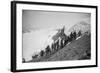 On the Summit of Rainier, 1909-Asahel Curtis-Framed Giclee Print