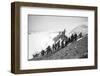 On the Summit of Rainier-Asahel Curtis-Framed Photographic Print