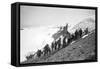 On the Summit of Rainier-Asahel Curtis-Framed Stretched Canvas