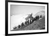 On the Summit of Rainier-Asahel Curtis-Framed Photographic Print