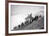 On the Summit of Rainier-Asahel Curtis-Framed Photographic Print