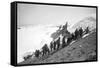 On the Summit of Rainier-Asahel Curtis-Framed Stretched Canvas