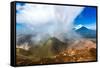 On the summit of the active Pacaya Volcano, Guatemala, Central America-Laura Grier-Framed Stretched Canvas