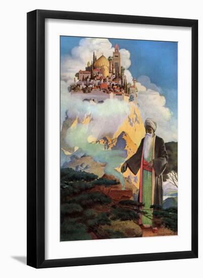 On the Summit of the Hill Stands One of the Most Delectable Palaces, 1909-George Hood-Framed Giclee Print