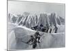 On the Summit Slope of the Aiguille d'Argentiere-Ernst Platz-Mounted Art Print