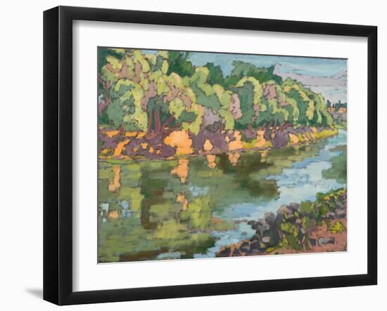 On The Sunny Side Of River Koros, 2012-Marta Martonfi-Benke-Framed Giclee Print