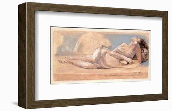 On the Swing-Talantbek Chekirov-Framed Art Print