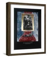 On the Teachers of Virtue, Thus Spoke Zarathustra, 2023 (Woodcut and Silkscreen)-Guilherme Pontes-Framed Giclee Print