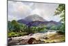 On the Teith Near Callander, Perthshire, 1924-1926-RJ Begg-Mounted Giclee Print