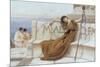 On the Terrace, 1890-John William Godward-Mounted Giclee Print