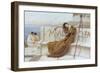 On the Terrace, 1890-John William Godward-Framed Giclee Print